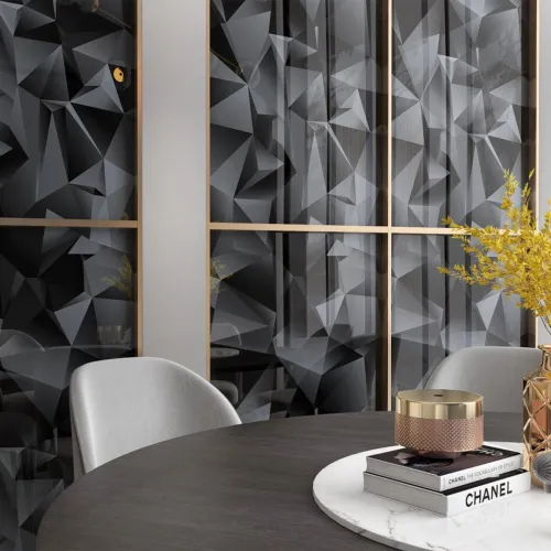 Carrelage  60x120 cm Crissel Black brillant