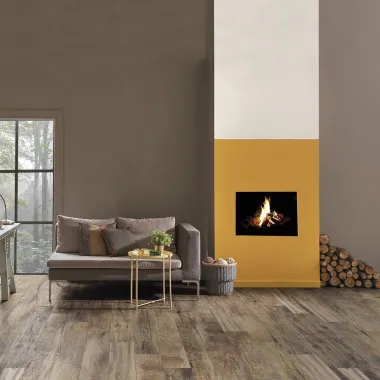 Carrelage 20x120 imitation bois Vintage Marrone Mate lisse