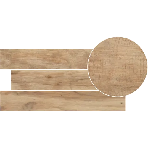 Carrelage 20x120 imitation bois Vintage Miel Mate Lisse