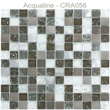 Mosaïque en verre craquelé 30 x 30 cm CRA056