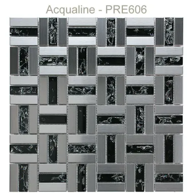 Mosaïque en verre craquelé 30 x 30 cm PRE606