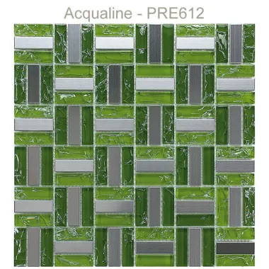 Mosaïque en verre craquelé 30 x 30 cm PRE612