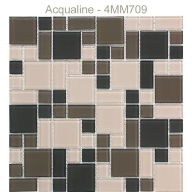 Mosaïque en verre mince 30 x 30 cm 4MM709