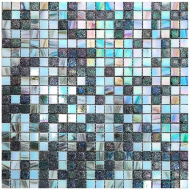 Emaux de verre 1,5x1,5 Effet porcelaine DSC07859  Trame de 30x30 cm